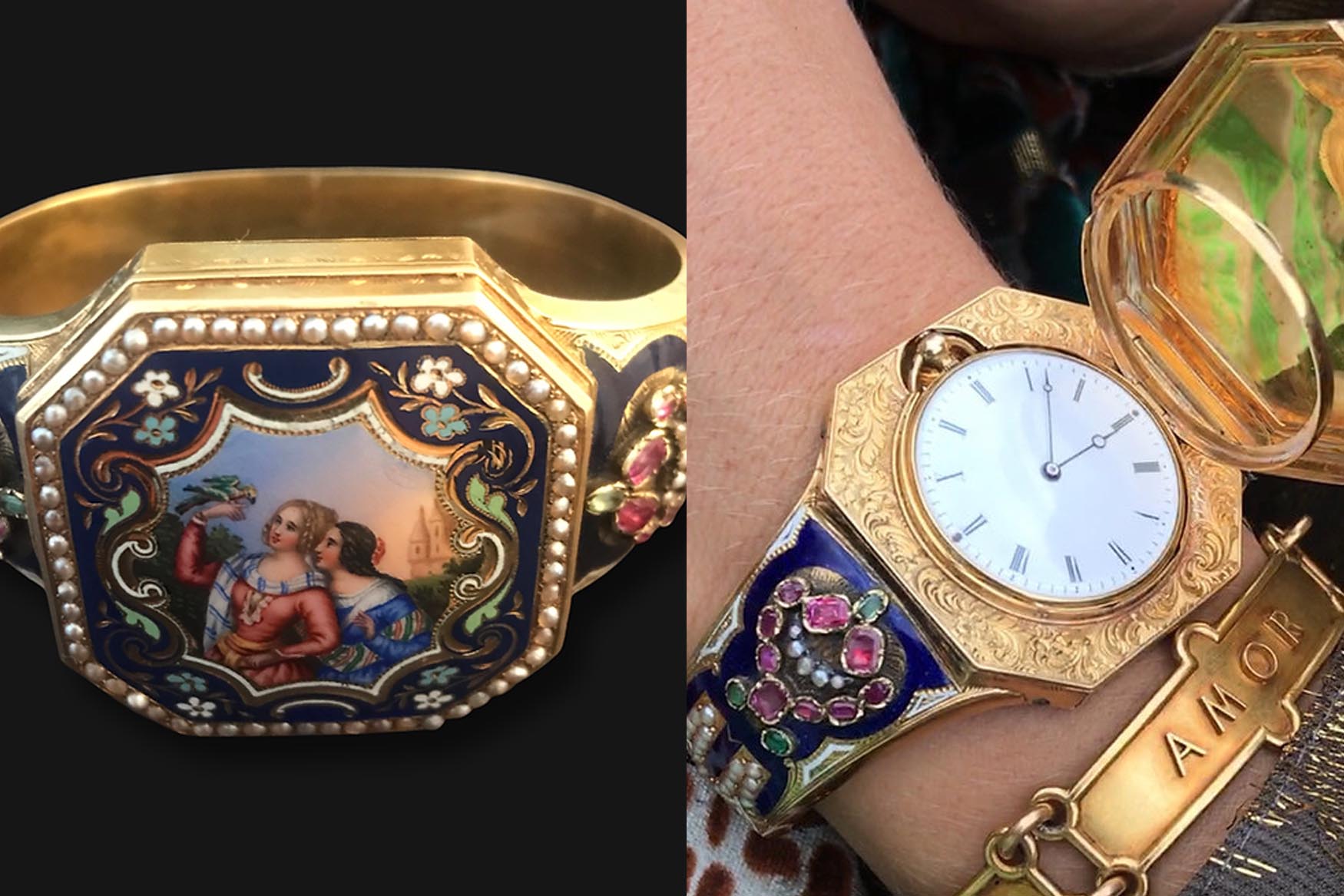 19th century french bracelet watch