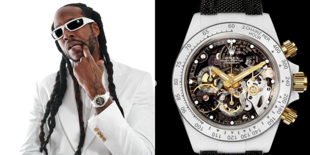 The Rolex Daytona gets a skeletonised remix in white ceramic at the hands of 2 Chainz