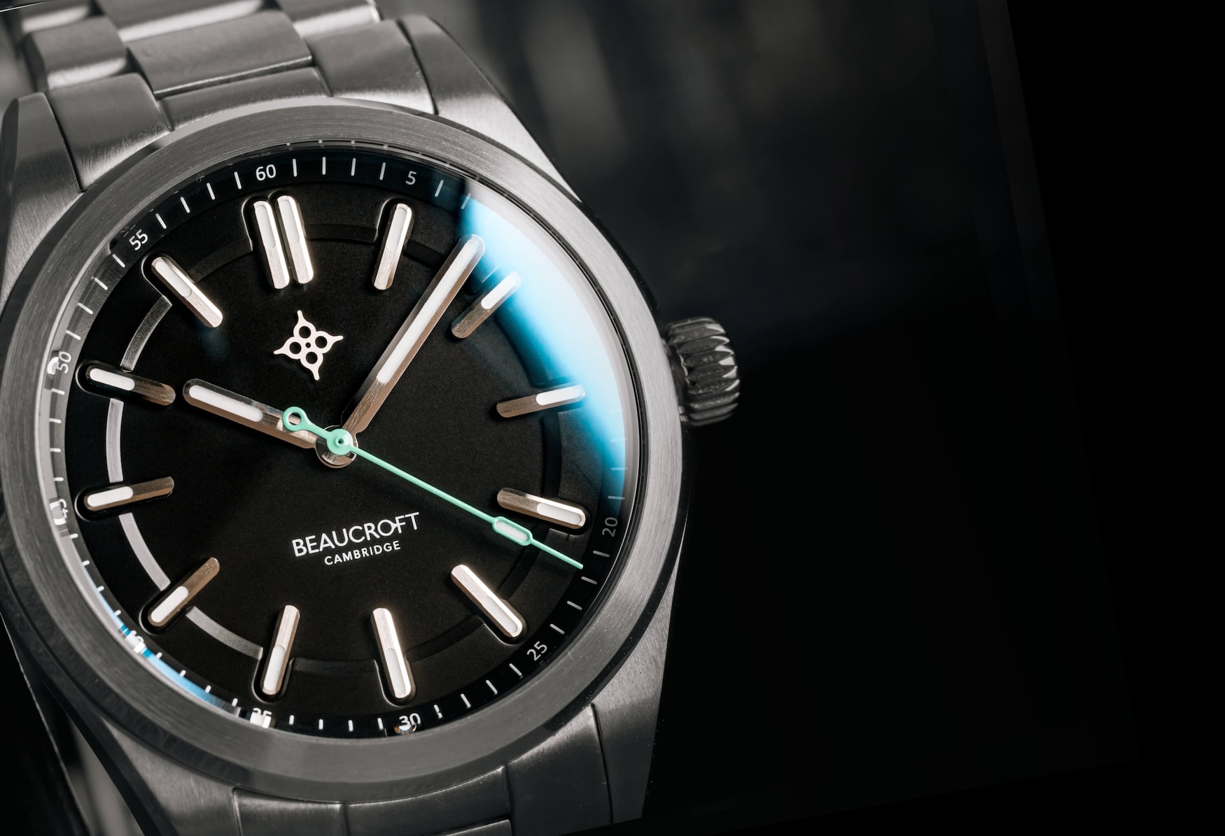 beaucroft element black dial