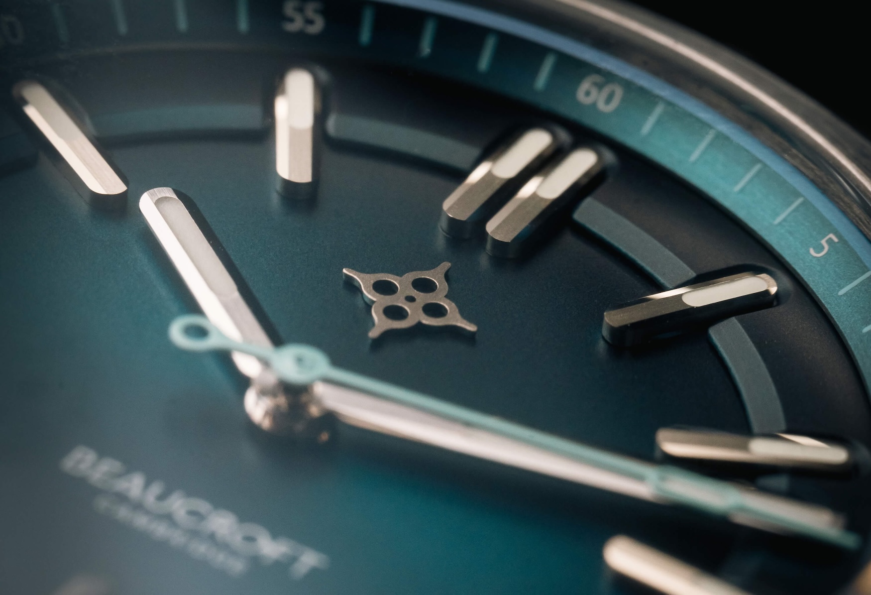 beaucroft element blue dial macro