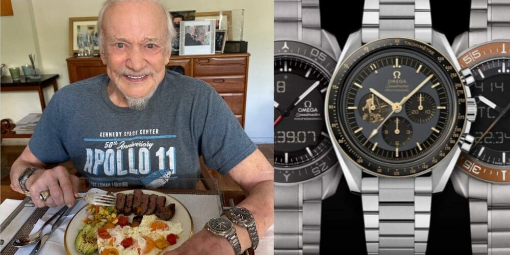 This is why Buzz Aldrin wears three watches at once