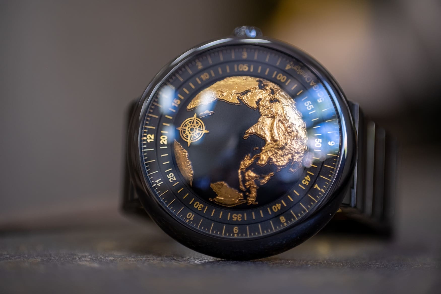 ciga design blue planet gilded version dial 3