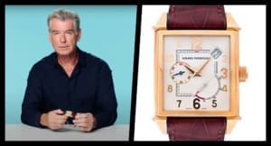 Pierce Brosnan recalls his “knee-shaking” watch purchase in British GQ video