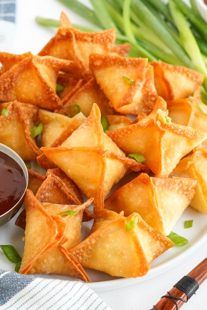 plate of crab rangoon