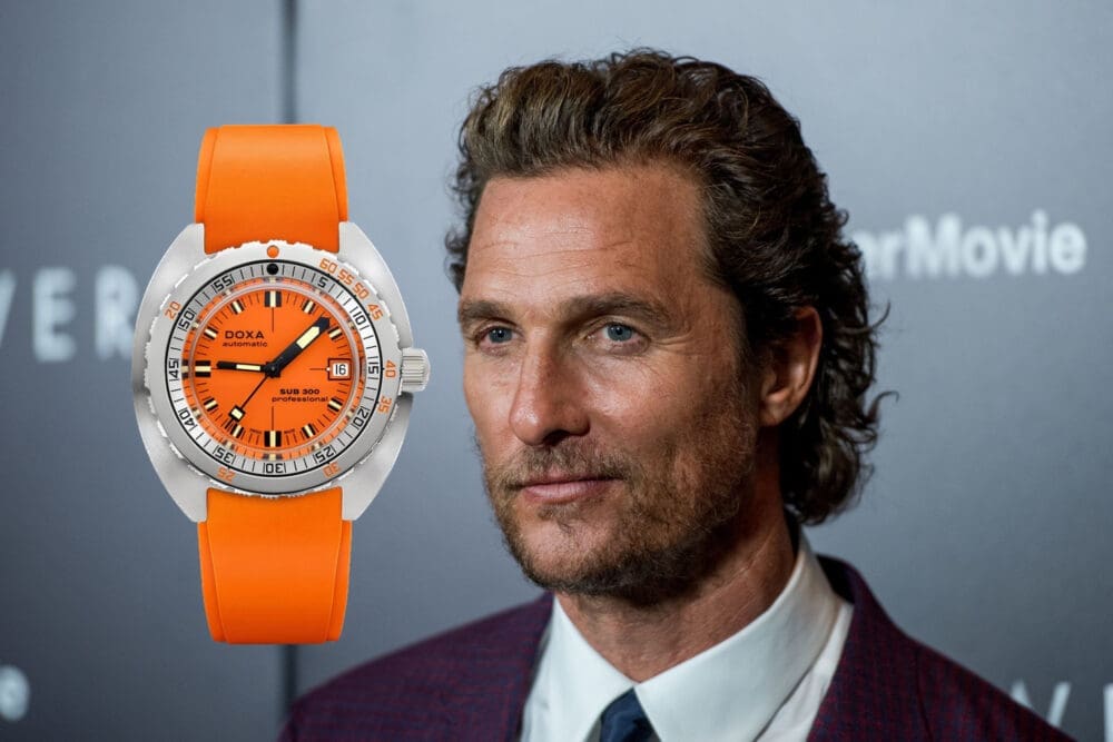 We asked Chat GPT to review the Doxa SUB 300 in the voice of Matthew McConaughey