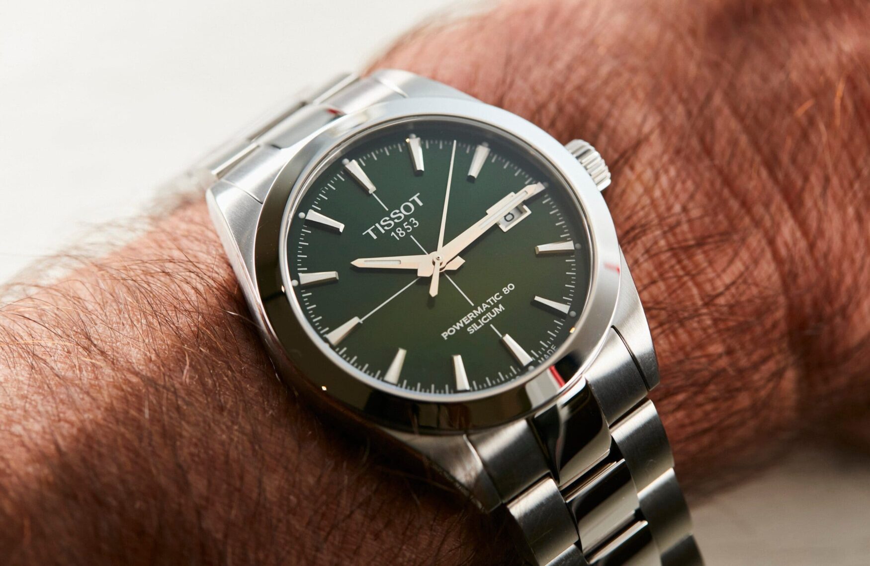 Tissot Gentleman Powermatic 80 on wrist