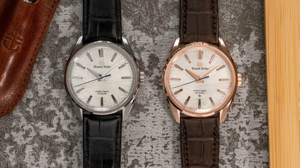 The Grand Seiko SLGW002 and SLGW003 are classier White Birch evolutions