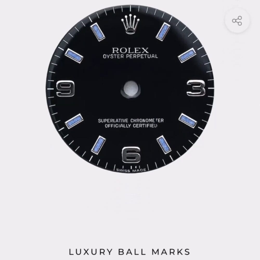 Is using a Rolex dial as a ball marker the ultimate golf club flex?