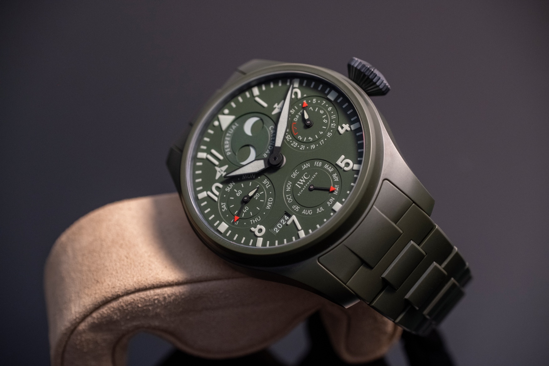 iwc big pilots watch perpetual calendar woodland