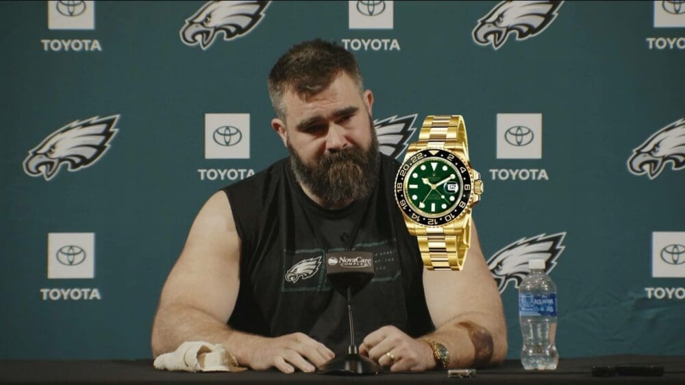 Jason Kelce’s retirement Rolex has a meaningful backstory