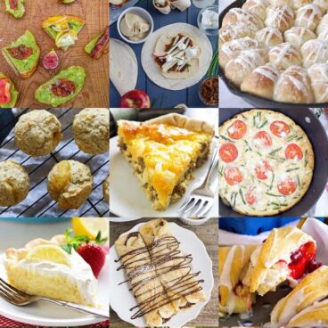 Collage of a bunch of different kinds of food