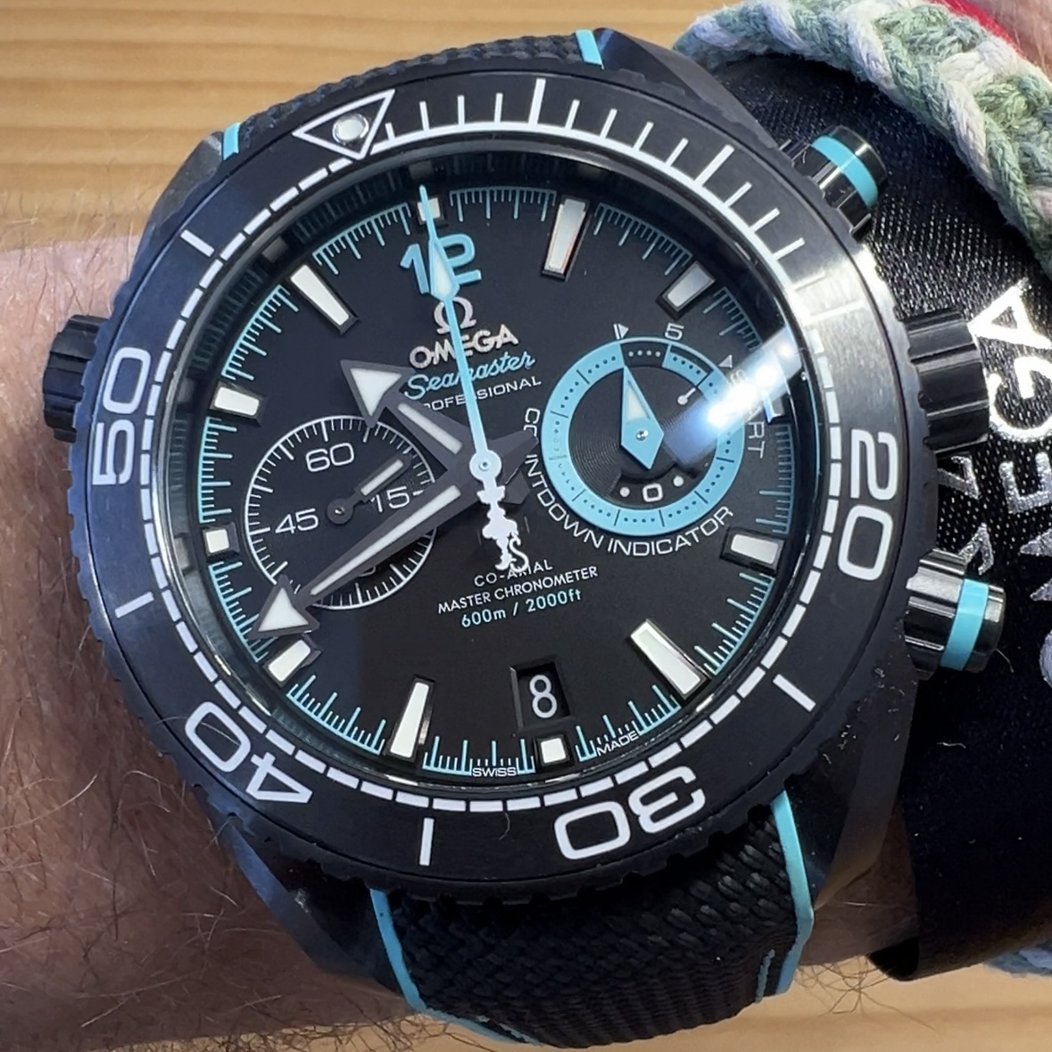 Omega Seamaster Planet Ocean 600M ETNZ Deep Black