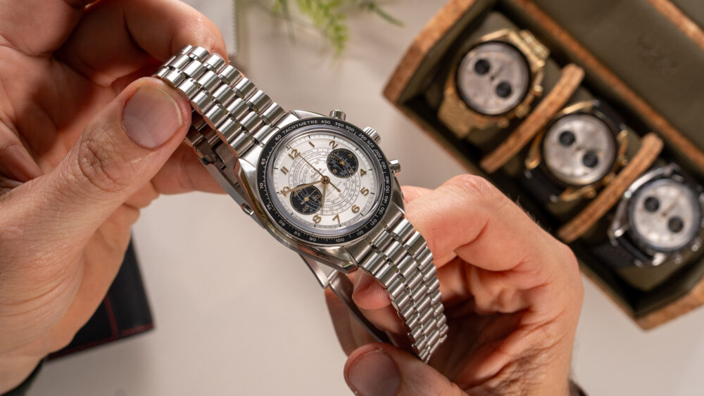 The Omega Speedmaster Chronoscope commemorating the Paris 2024 Olympics