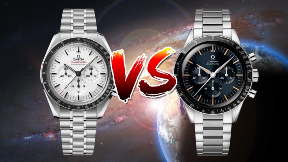 New Omega Speedmaster battle: First Omega in Space or white lacquer Speedy Professional?