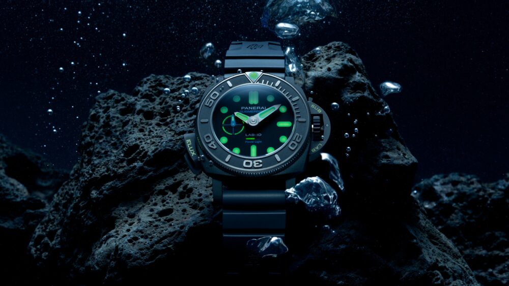 Panerai’s innovative Submersible Elux LAB-ID features mechanical luminescence – without using a dynamo