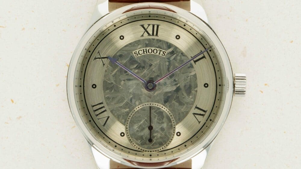 Australian independent watchmaker Reuben Schoots’ watch is on Loupe This – but I am the highest bidder so BACK OFF!