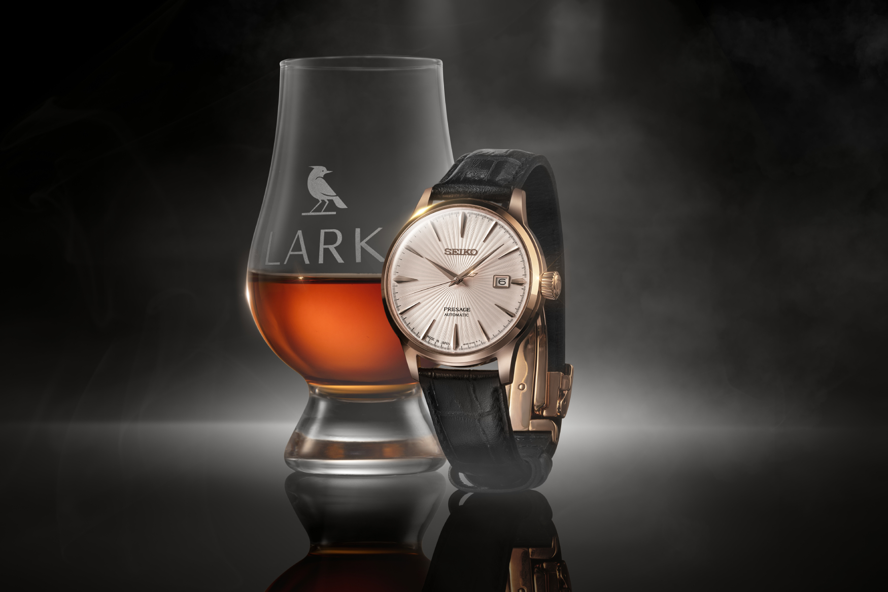 seiko presage cocktail time ichigo ichie srpl20j with whisky