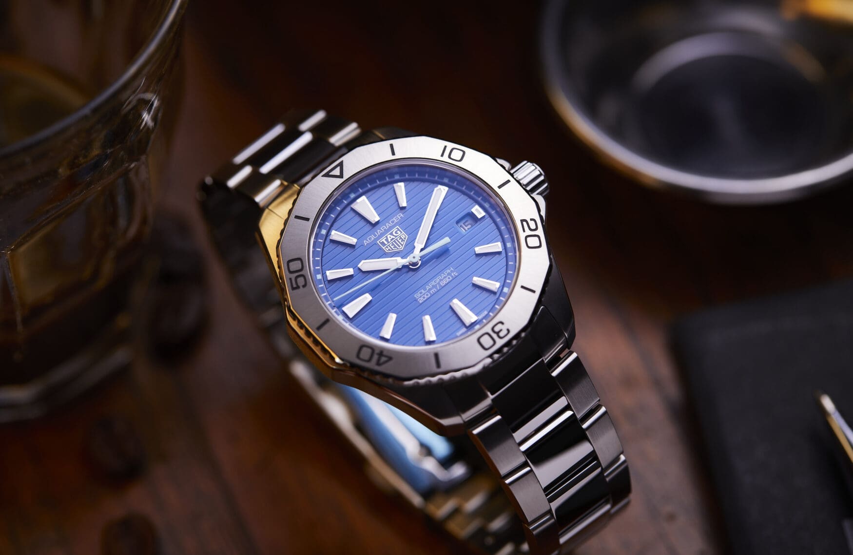 TAG HEUER AQUARACER SOLARGRAPH STEEL 11