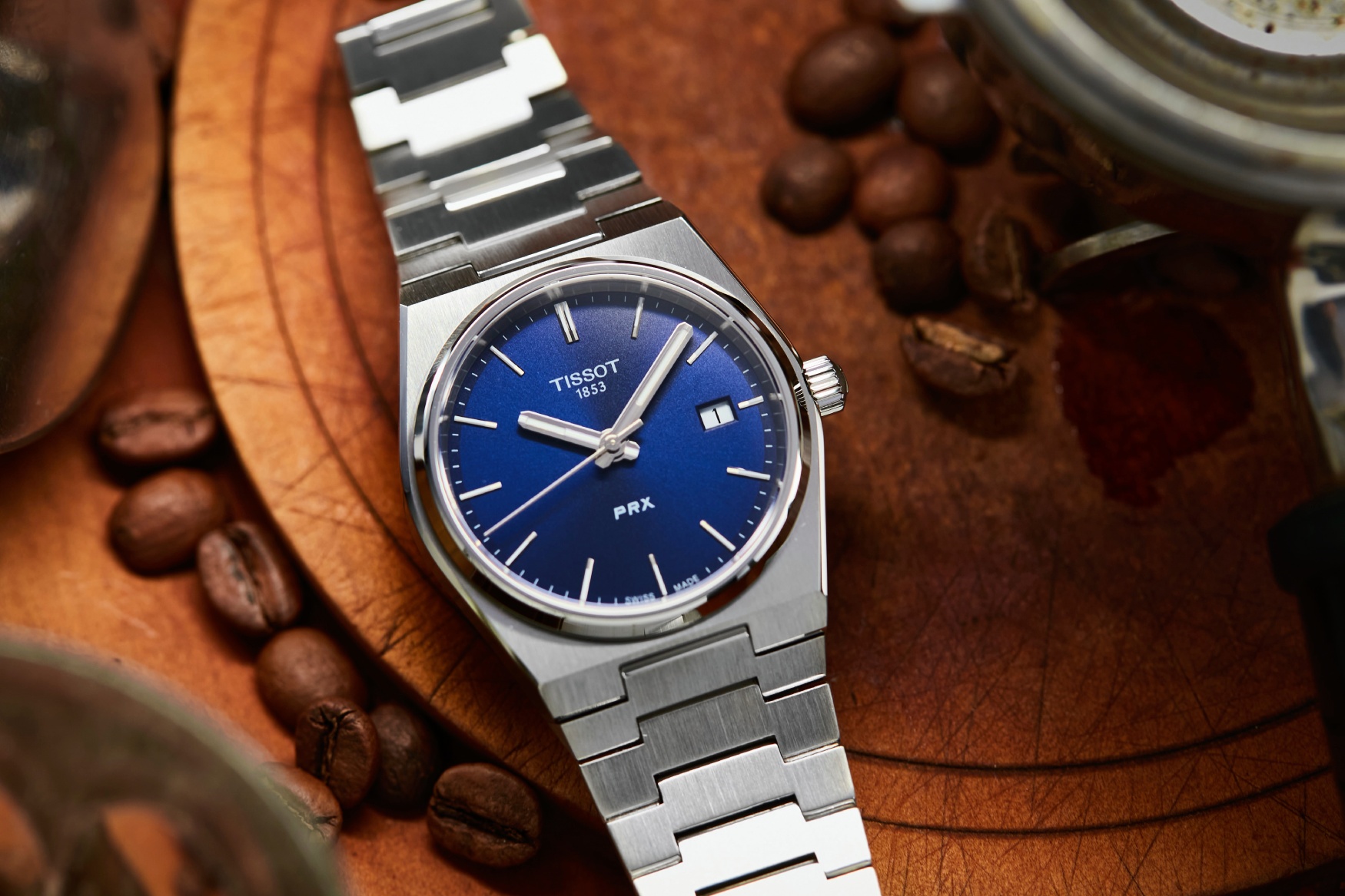 tissot prx 35mm quartz blue dial