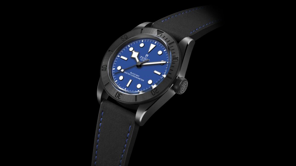 Tudor goes racing blue with a new Formula 1-themed Black Bay Ceramic