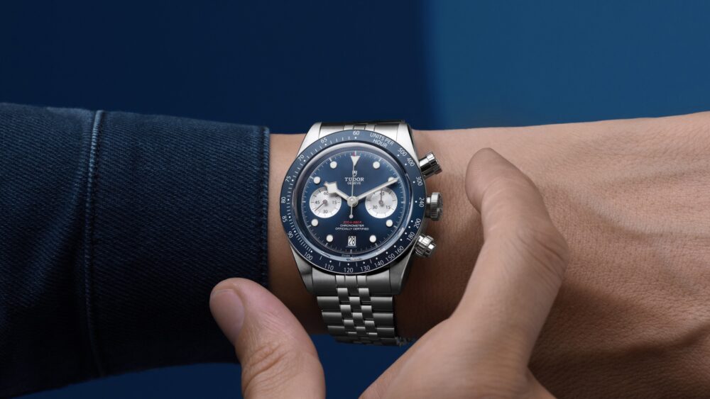 The dressed-down Tudor Black Bay Chrono Blue nods to iconic 70s Tudor watches