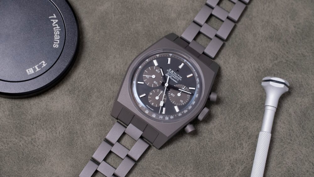 Zenith brings back the ladder bracelet for the Chronomaster Revival Shadow and Safari