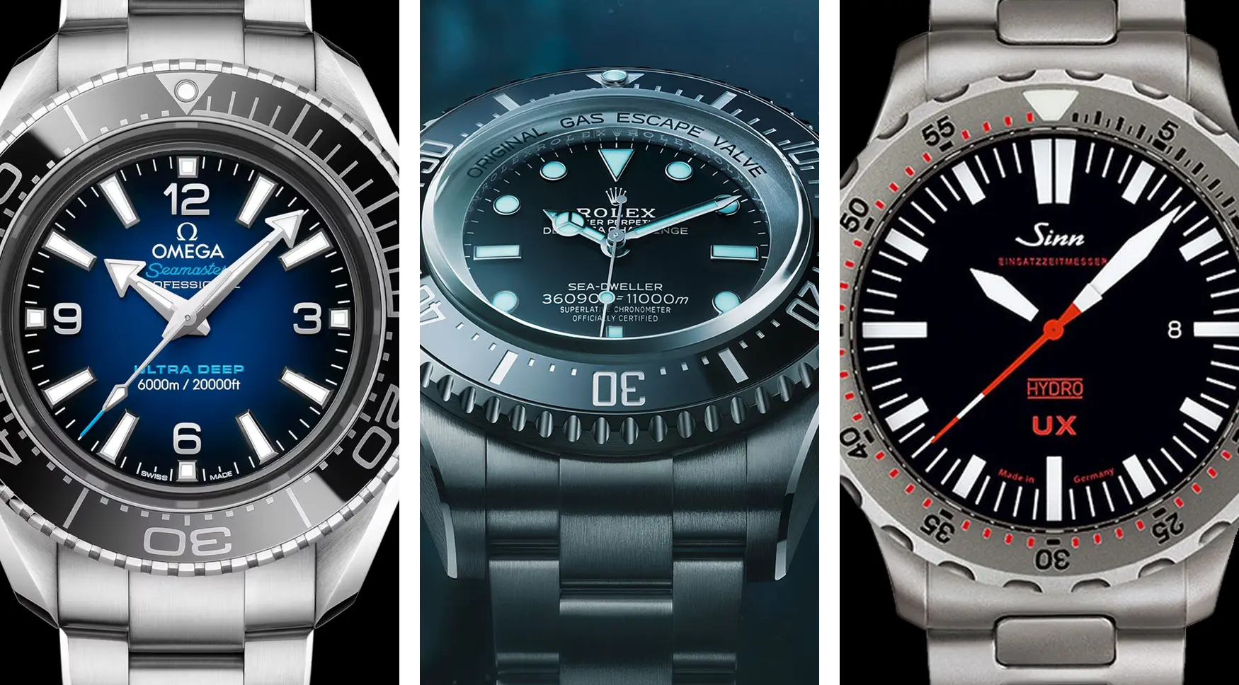 7 of the best deep dive watches that are a must for your next trip to the Mariana Trench