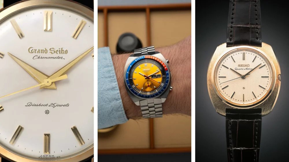 Seiko dominated the 1960s with three historical firsts in style and technical innovation